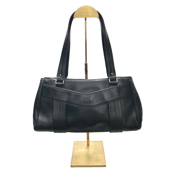 Cole Haan Alexa Leather Shopper Bag (Black) - Picture 4 of 12